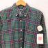 ラルフローレン RALPH LAUREN 90S BLAKE ブレイク ボニー刺繍 コットン タータンチェック L/S ボタンダウン シャツ ビックサイズ メンズ import:M