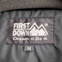 ファーストダウン FIRST DOWN ロゴ刺繍 ダウンジャケット メンズ import:M