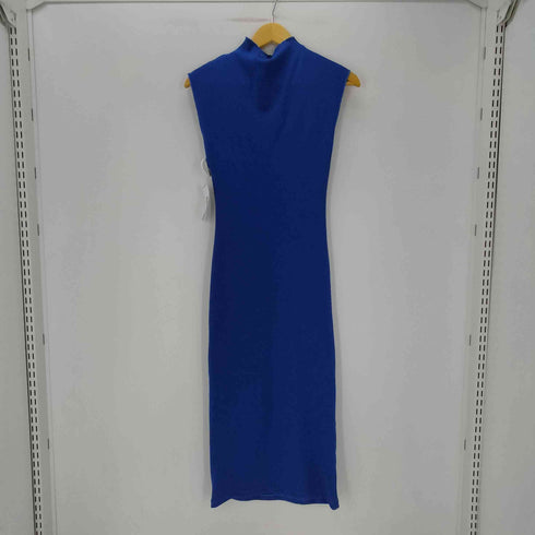 ザラ ZARA ソフトストレッチ ロング ニット ノースリーブ ワンピース レディース import:S