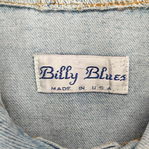 BILLY BLUES USA製 ドロストリングフーディーデニムジャケット メンズ