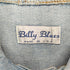 BILLY BLUES USA製 ドロストリングフーディーデニムジャケット メンズ