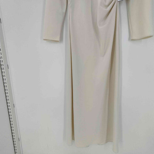 ザラ ZARA Crepe side ruched midi dress クレープ サイド ラッシュ ミディ ドレス ワンピース レディース import:S