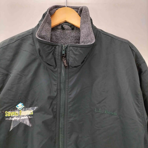 エルエルビーン L.L.Bean 90-00S ロゴ刺繍 裏地フリース Warm Up Jacket ウォームアップジャケット Three-Season Jacket 3シーズンジャケット ブルゾン ビックサイズ メンズ import:XL