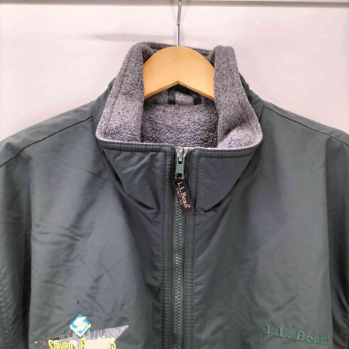 エルエルビーン L.L.Bean 90-00S ロゴ刺繍 裏地フリース Warm Up Jacket ウォームアップジャケット Three-Season Jacket 3シーズンジャケット ブルゾン ビックサイズ メンズ import:XL