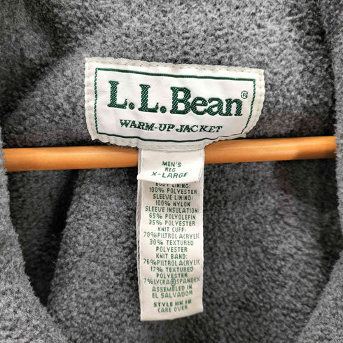 エルエルビーン L.L.Bean 90-00S ロゴ刺繍 裏地フリース Warm Up Jacket ウォームアップジャケット Three-Season Jacket 3シーズンジャケット ブルゾン ビックサイズ メンズ import:XL