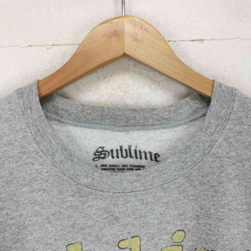 sublime フロントプリントクルーネックスウェット メンズ L/XL
