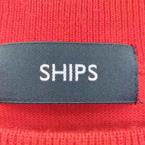 シップス SHIPS 〈洗濯機可能〉 14ゲージ テックウール クルーネック ニット メンズ JPN:L