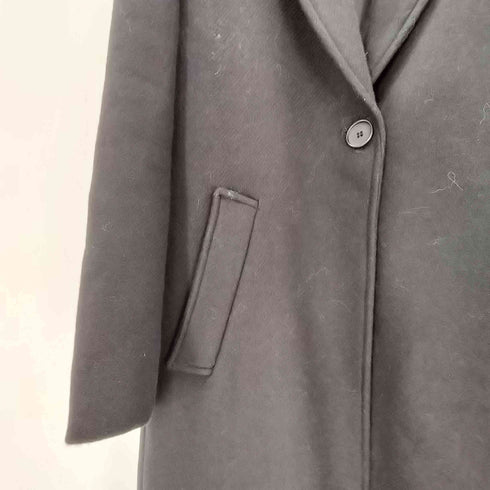 ザラ ZARA ツイード チェスター ロング コート レディース import:XS