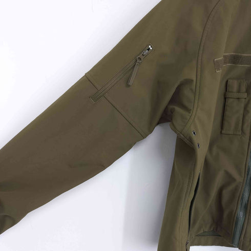 オランダ軍 フリース裏地 ウィンドプルーフ ソフトシェルジャケット メンズ import:M