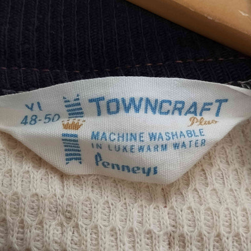 タウンクラフト TOWNCRAFT 60S PLUSタグ TALONジップ 裏地サーマル キルティングジャケット メンズ import:XL