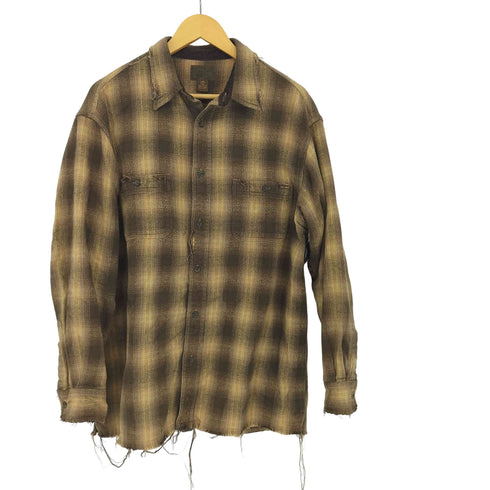 ST.JOHN'S BAY Ombre Plaid Flannel Shirt メンズ import:L