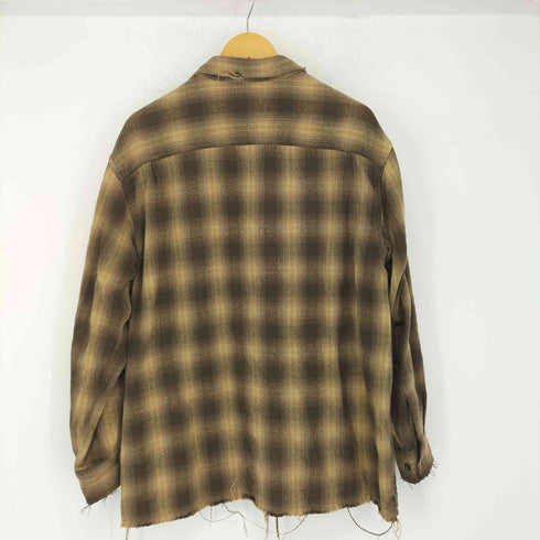 ST.JOHN'S BAY Ombre Plaid Flannel Shirt メンズ import:L