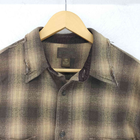ST.JOHN'S BAY Ombre Plaid Flannel Shirt メンズ import:L