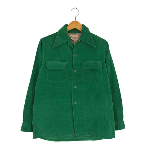 マルボロ Marlboro 40S コーデュロイ オープンカラーシャツ メンズ import:S