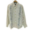 トミーバハマ Tommy Bahama リーフ 総柄 ライン L/S リネン シャツ メンズ import:M
