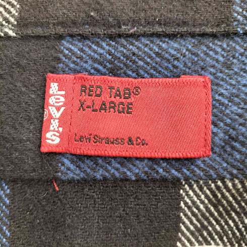 リーバイス Levis RED TAB チェック L/S ネルシャツ メンズ import:XL