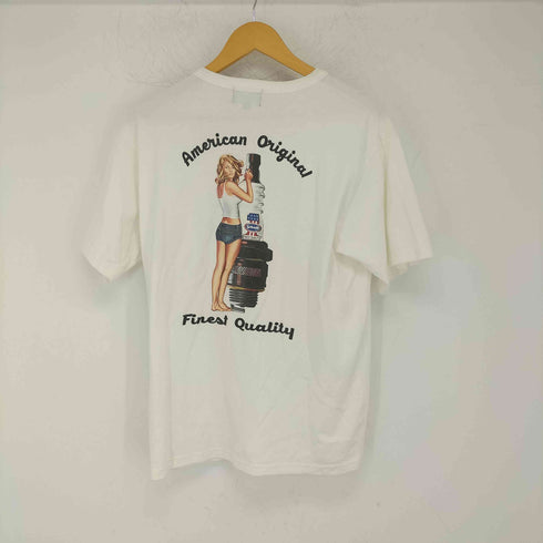 ショット Schott PLUG ADVERTISING Tシャツ メンズ import:M