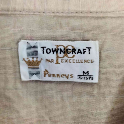 タウンクラフト TOWNCRAFT 60S カスリ シャークカラー レーヨンシャツ メンズ import:M