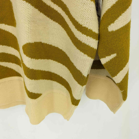ナインティナインティ 9090 Tiger-pattern Knit トラ柄 ニット メンズ import:XL