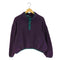 ウールリッチ WOOLRICH 80S USA製 スナップT クロップドフリースプルオーバー レディース import:L
