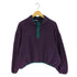 ウールリッチ WOOLRICH 80S USA製 スナップT クロップドフリースプルオーバー レディース import:L