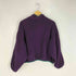 ウールリッチ WOOLRICH 80S USA製 スナップT クロップドフリースプルオーバー レディース import:L