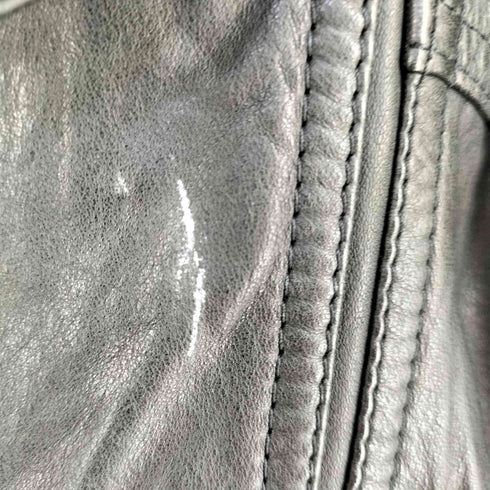 METROPOL LEATHER レザー ライダースジャケット メンズ JPN:46