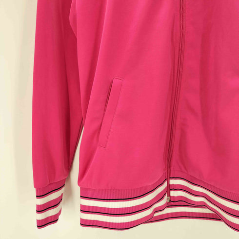 ナイキ NIKE リブ ボーダー 切替え 袖 ナンバリング 10 トラックジャケット ジャージ レディース import:L