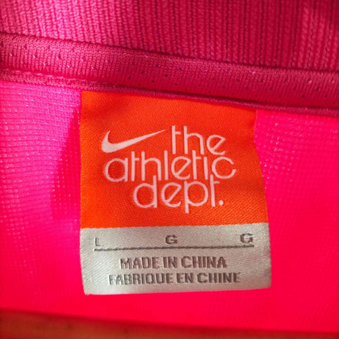 ナイキ NIKE リブ ボーダー 切替え 袖 ナンバリング 10 トラックジャケット ジャージ レディース import:L