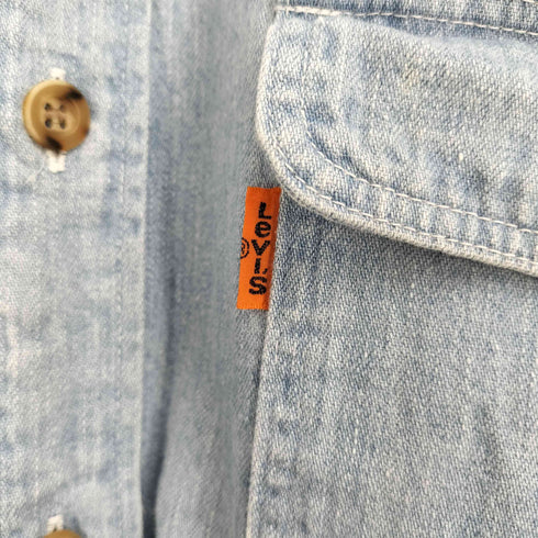 リーバイス Levis 90S WORKWEAR オレンジタブ L/S デニム ワークシャツ メンズ LL