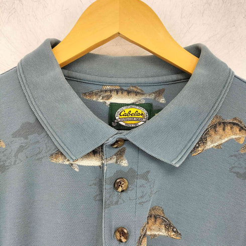 カベラス Cabela's 総柄 ポロシャツ メンズ import:XL