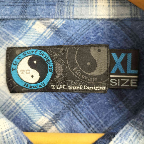 T&C Surf Designs 00S チェック L/S ネルシャツ メンズ JPN:XL