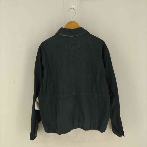 ABERDEEN COLLECTION 裏地チェック コットン ジップアップ ブルゾン メンズ import:L
