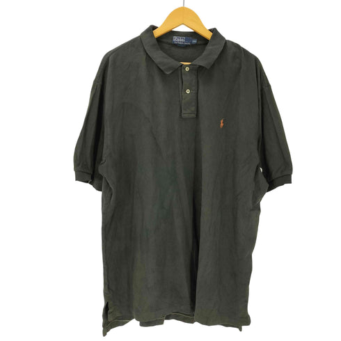 ポロバイラルフローレン Polo by RALPH LAUREN 90S ポニー刺繍 鹿の子 生地 S/S ポロ シャツ ビックサイズ メンズ XXL