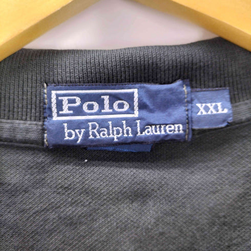 ポロバイラルフローレン Polo by RALPH LAUREN 90S ポニー刺繍 鹿の子 生地 S/S ポロ シャツ ビックサイズ メンズ XXL