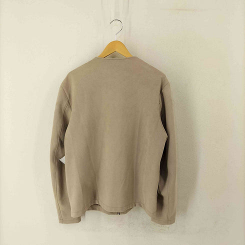 ザラ ZARA ノーカラー フェイクスウェード ジャケット メンズ import:XL
