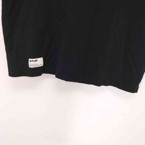ショット Schott EAGLE AND RIBBON EMB 刺繍Tシャツ メンズ import:M
