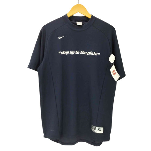 ナイキ NIKE 00S グレータグ スウッシュ 刺繍 トレーニング S/S Tシャツ メンズ import:XL
