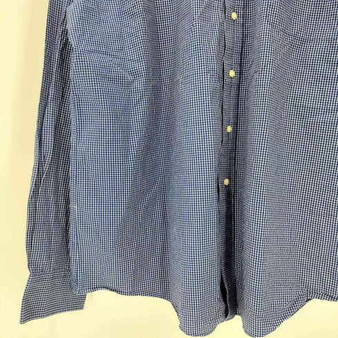 トミーヒルフィガー TOMMY HILFIGER SLIM FIT ギンガムチェック L/S ボタンダウン シャツ ビックサイズ メンズ XXL