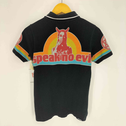 ヒステリック HYSTERIC speak no Evil 六芒星 プリント S/S ポロシャツ レディース FREE