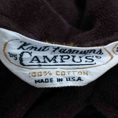 キャンパス CAMPUS 70S ベロア プルオーバー メンズ import:M
