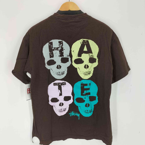 ステューシー Stussy 00s LOVE HATE SKULL LOVE Tシャツ メンズ JPN:M