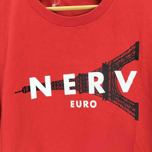 プリントクルーネックTシャツ メンズ