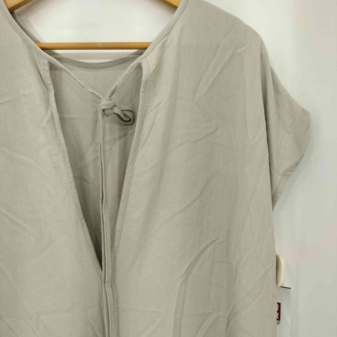 シティショップ CITYSHOP N-SL KAFTAN DRESS コットン リネン カフタン ノースリーブワンピース レディース 36