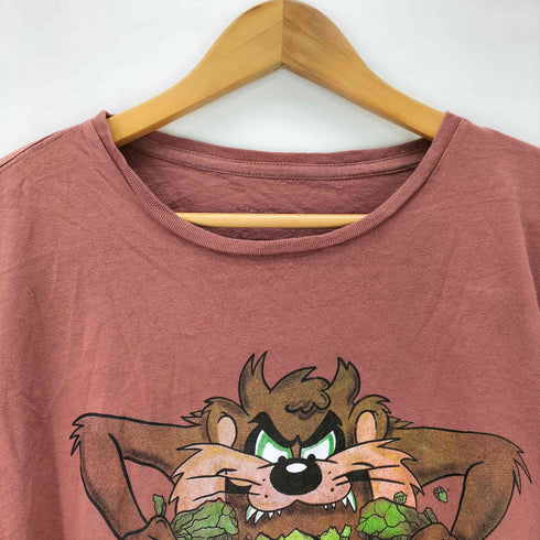 00S アニメ キャラクター ピースマーク プリント S/S Tシャツ メンズ