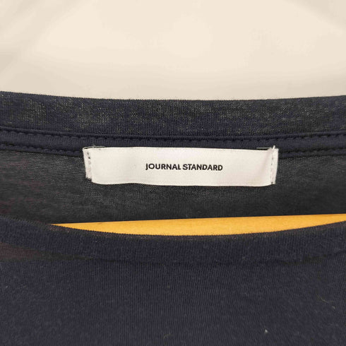 ジャーナルスタンダード JOURNAL STANDARD コットン ナイロン シアー クルーネック長袖Tシャツ カットソー レディース