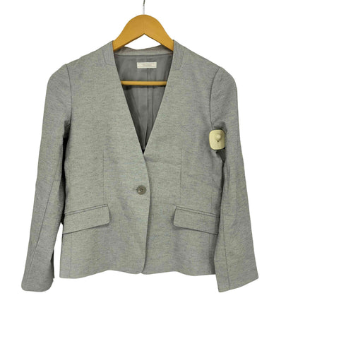 TRUDEA リネン混 ノーカラージャケット パンツ スーツセットアップ レディース 7