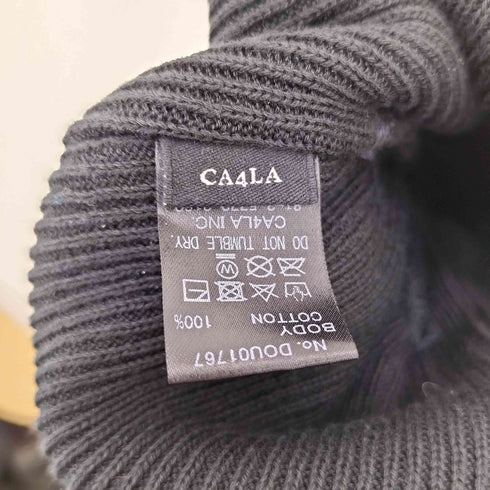 カシラ CA4LA SMALLIBB GIZA コットンニットキャップ ビーニー レディース