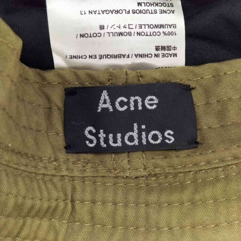 アクネストゥディオズ ACNE STUDIOS Buk Face CO TW Hat メンズ ONE SIZE