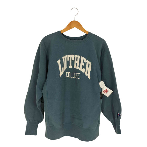 チャンピオン Champion 90S USA製 刺繍タグ REVERSEWEAVE LUTHER ラバープリント クルーネックスウェット メンズ import:L